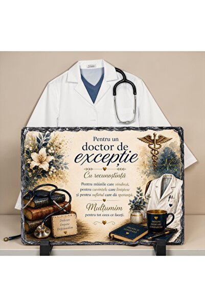 hiperborea Placă ardezie - Cadou pentru un doctor de excepție