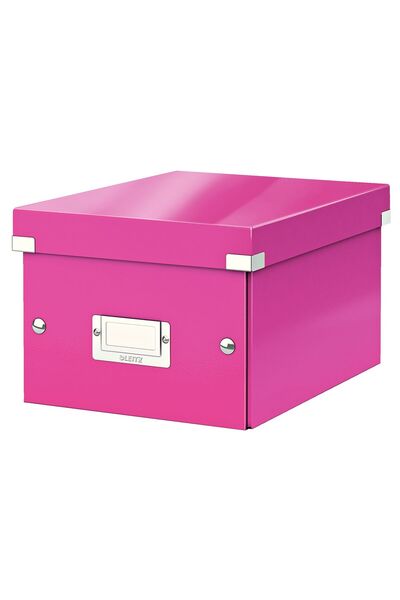 Leitz SMALL PINK STORAGE BOX CLICK&STORE
