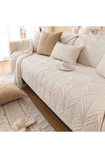 Arabest Super Soft Velvet Quilted Sofa Couch Covers Non-Slip Sectional Couch ...