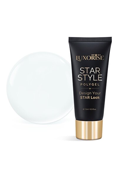 LUXORISE Polygel STAR STYLE - Colecția STAR ICON, Cristal Clar, 15ml