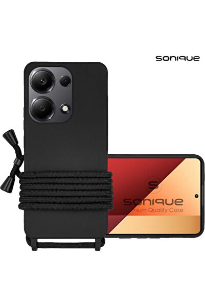 Other Θήκη σιλικόνης με κορδόνι μεταφοράς Sonique για Xiaomi Redmi Note 13 Pr...