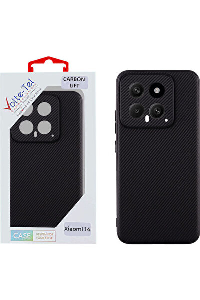 Other Volte-Tel Carbon Lift Back Cover Σιλικόνης Μαύρο (Xiaomi 14) Κωδικός: 8...