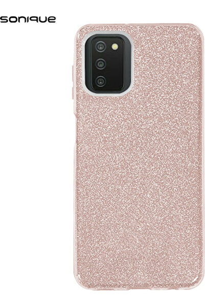 Other Σονίκ Λαμπερή Πίσω Θήκη Σιλικόνης Ροζ (Galaxy A03s)
