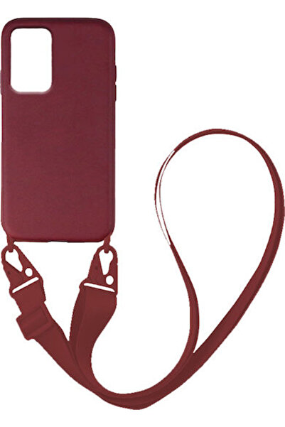 Other Sonique Carryhang Υγρή Θήκη Πλάτης Σιλικόνης 0.5mm με Λουράκι Μπορντό (...