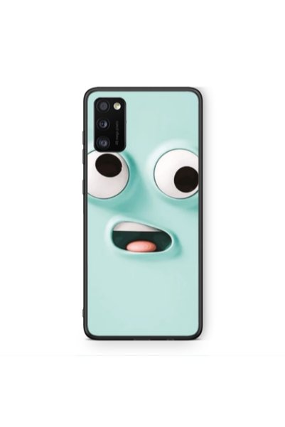 Other Samsung A41 Strange face Black Glossy Θήκη