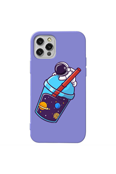 Other Apple iPhone 13 Pro Longing in space Purple Colored Silicone TPU Θήκη