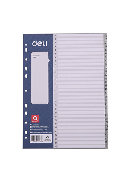 Deli Divizoare index din plastic 1-31 Deli