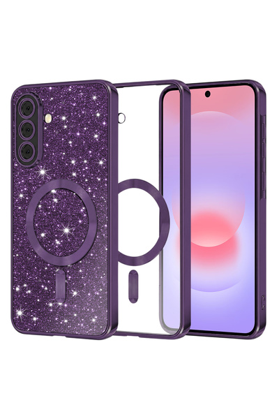Techsuit Husa pentru Samsung Galaxy A37 5G, Luxury Glitter MagSafe, protectie...