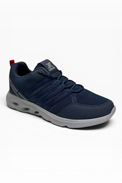 LUTTOON 4138-26 Anorak Fashion Anatomical Men's Sneaker Navy Blue Ice Red