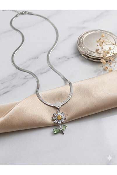 Bozhi Necklace Steel Silver Stylish Gift