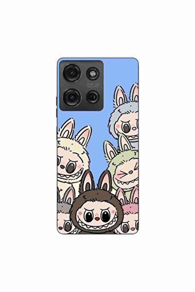 OEM Husa compatibila cu Motorola Moto G75 Silicon Gel Tpu Model Labubu Patter...