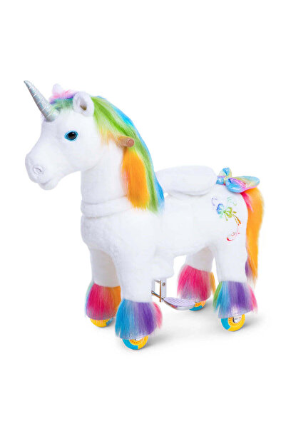PonyCycle Premium Model X Unicorn – Jucarie de calarit plus cu frana, 3-4 ani