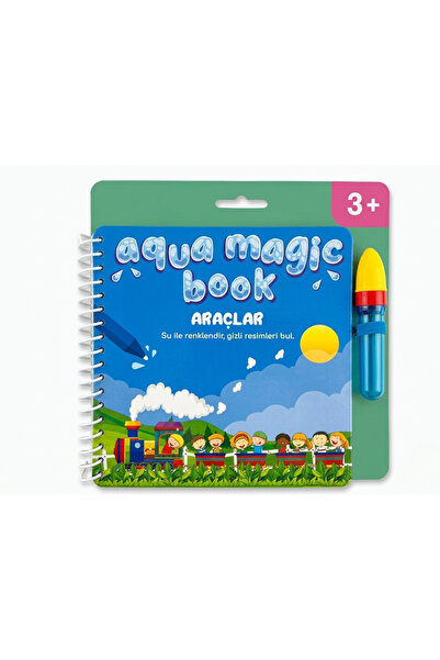 The Monarch Co Aqua Magic Book Araçlar Temalı Sihirli Su Boyama Kitabı | Leke...