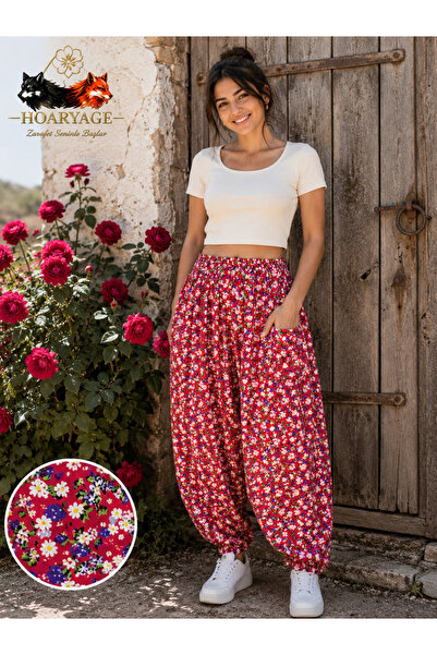 hoaryage Authentic Village Salwar 100% Cotton Viscose Floral Patterned Comfor...