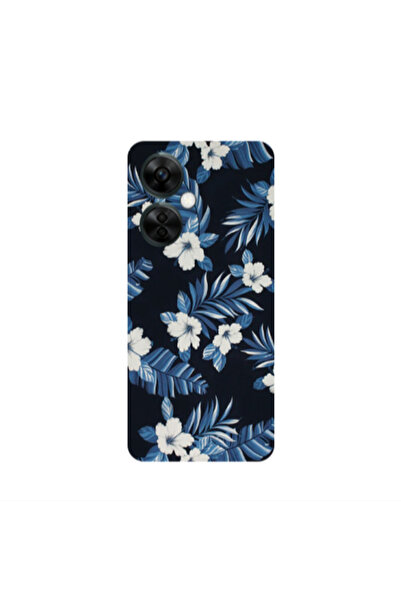 Other Oneplus Nord CE 3 Lite 5G flower blue laves Transparent Silicone TPU Θήκη