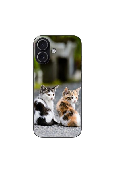 OEM Husa compatibila cu Apple iPhone 17 Silicon Gel Tpu Model Kitties