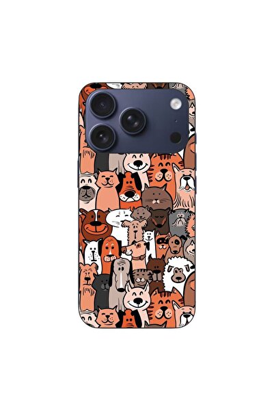 OEM Husa compatibila cu Apple iPhone 17 Pro Silicon Gel Tpu Model Caini si Pi...