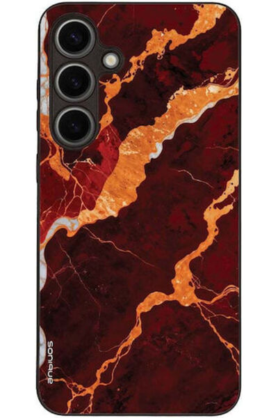 Other Θήκη Sonique Σειράς Marble για Samsung Galaxy S24 Plus Κόκκινη
