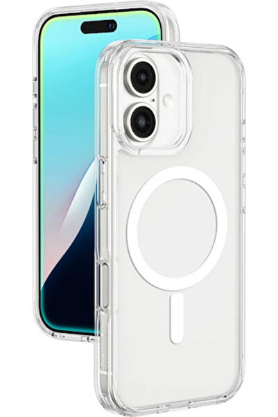 Amazingthing Μίνιμαλ Θήκη Mag με Μαγνητικό Δαχτυλίδι για iPhone 16 Διαφανής