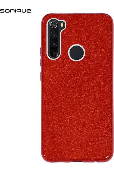 Other Σονίκ Λαμπερή Πίσω Θήκη Σιλικόνης Κόκκινη (Redmi Note 8T)