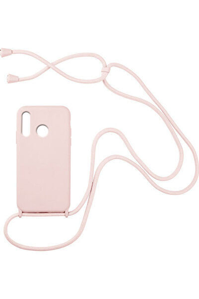 Other Sonique Carryhang Υγρή Θήκη Πλάτης Σιλικόνης 0.5mm με Λουράκι Ροζ (Huaw...