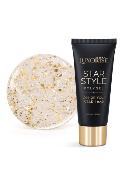LUXORISE Polygel STAR STYLE - STAR VIBE Collection, Golden Future, 50ml