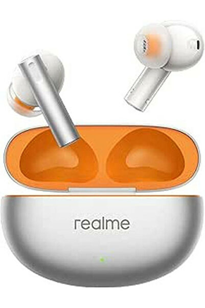 realme Buds Air 6 Bluetooth Handsfree Ακουστικά με Θήκη Φόρτισης Ασημί Φλόγας