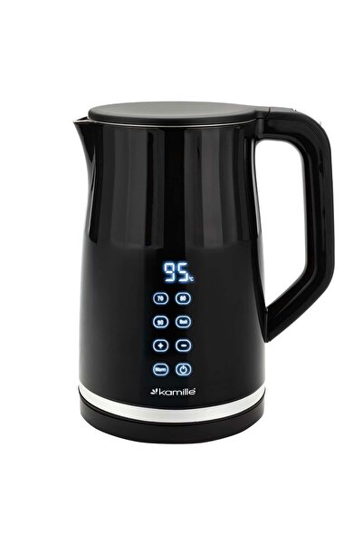 Kamille Fierbător electric de 1,7 L cu reglare a temperaturii și control digi...