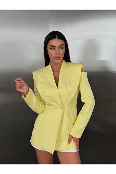 Elia Swimwear Women's Jacket With Yellow Cutouts