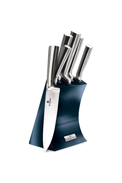 Berlinger Haus Set cutite 6buc. cu suport inox Aquamarine BH-2452