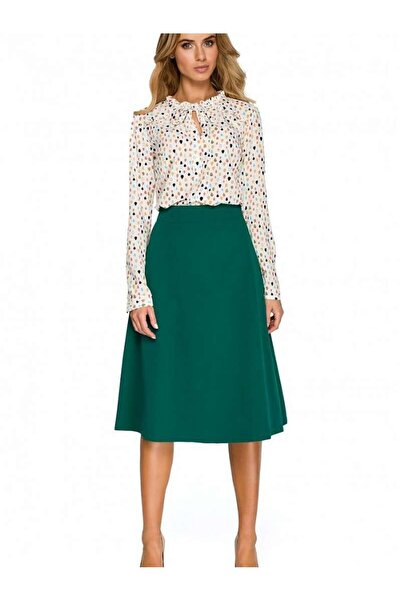 Stylove S133 Ψηλόμεση Midi Φούστα Κλος 124820 Green - S