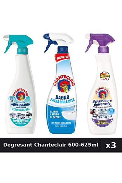 Chanteclair Set 3 Degresant Universal 600-625ml - Anti-Miros, Lavanda, Antica...
