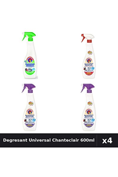 Chanteclair Set 4 Degresant Universal 600ml - Lămâie, Lavandă, Marsilia, Mosc...