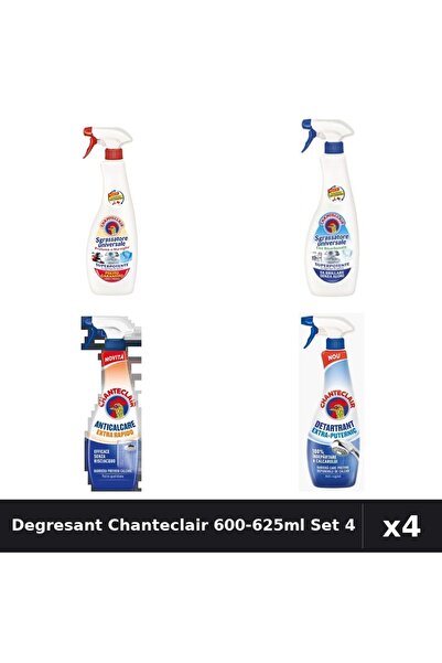 Chanteclair Set 4 Degresant Universal 600-625ml - Marsilia, Bicarbonat, Extra...