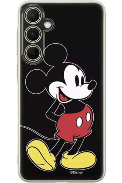 Disney Μίκυ Μαύρη Θήκη Πλάτης Σιλικόνης (Galaxy A55)