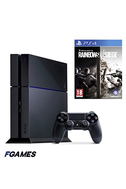 Sony Consola Playstation 4 Ps4 500gb + Controller + Tom Clancy& # x2019;s Rai...