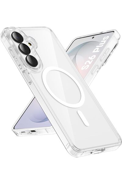 Rivor Samsung Galaxy S26 Plus Uyumlu Kılıf Kamera Yükseltili Magsafe Şarj Öze...