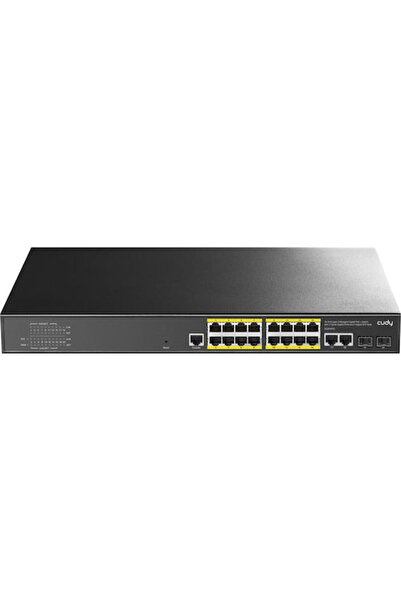 cudy GS2018PS2 Διαχειριζόμενος διακόπτης L2 PoE+ με 16 θύρες Ethernet Gigabit...