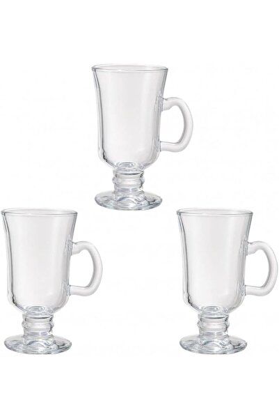 MISTER HOME Set of 3 Glasses, 120ml Each, for Water and Juice Daily Use