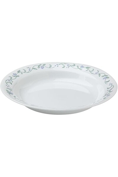 Corelle Country Cottage Vitrelle Glass Rim Soup Plate