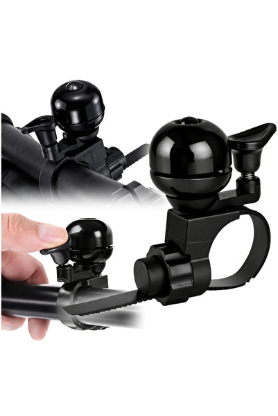 Gearox Loud Universal aluminiu biciclete Bell negru