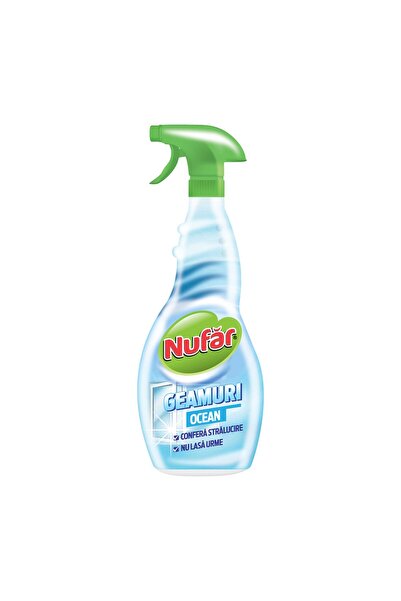 Nufar Window Cleaner 500ml with Spray Bottle Ocean Farmec