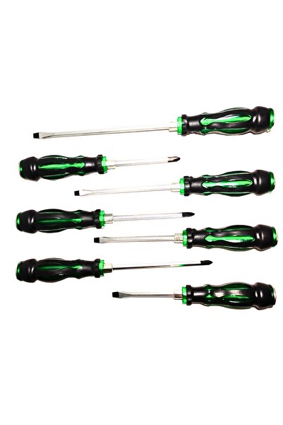 GIDA-CRIS Top Bottom Set of 7 mechanical screwdrivers with magnetic tip