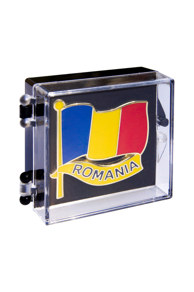 Magnetella Romanian Flag Badge, MB401