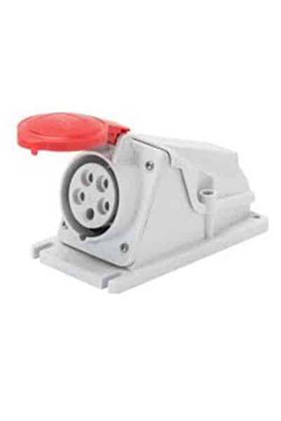 Chorus Priză industrială fixă, 3P+N+E 16 A 400V IP44 6H, Gewiss, roșu / GW62482