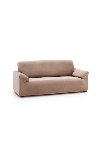 Sofazip Husă canapea velvet , elastica Bellagio,hidrofoba ,cappuccino, 3 locu...