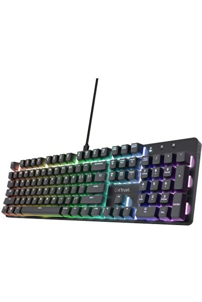 Trust GXT 871 Zora Gaming Μηχανικό Πληκτρολόγιο με φωτισμό RGB (Αγγλικό US)