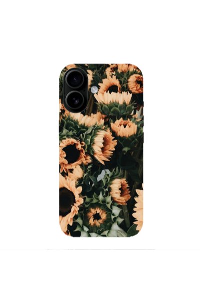 Other Apple Iphone 16 plus Sunflowers Transparent Silicone TPU Θήκη