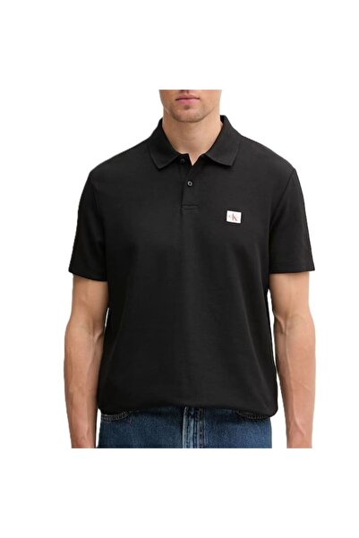 Calvin Klein Tricou polo SS MICRO WAFFLE CLASSIC BADGE PO