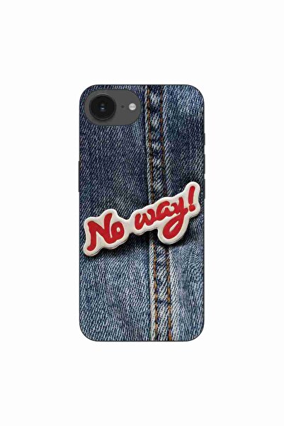 OEM Θήκη συμβατή με Apple iPhone 16e από Σιλικόνη Τζελ TPU, Μοντέλο No Way Jeans